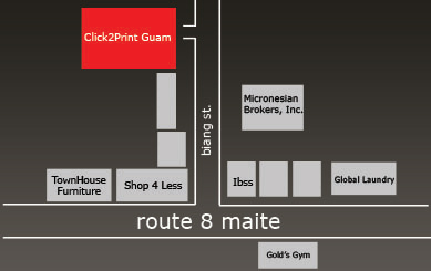 Click2PrintGuam Map